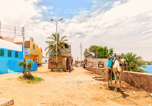 Nubian Village by boat