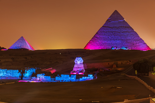 Sound and Light show at Pyramids